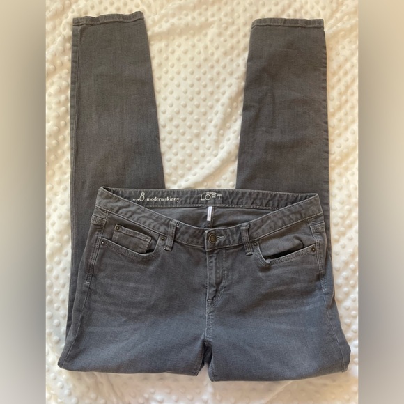 Ann Taylor Loft modern skinny jeans size 29/ 8 - Picture 1 of 6